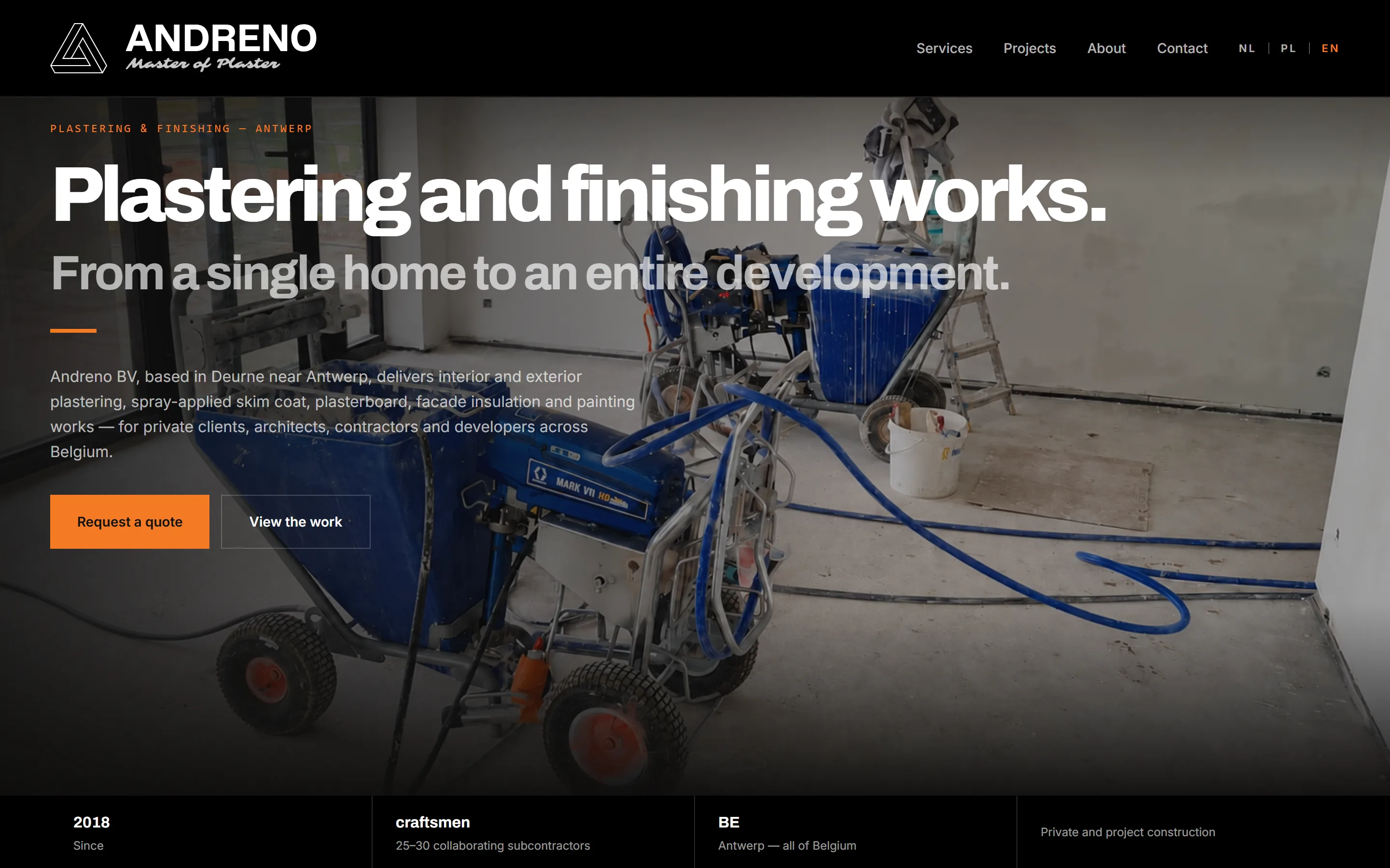 Andreno — homepagina